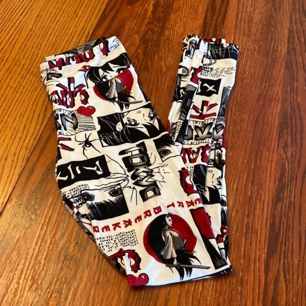 Streetwear Society Anime Print Leggings S